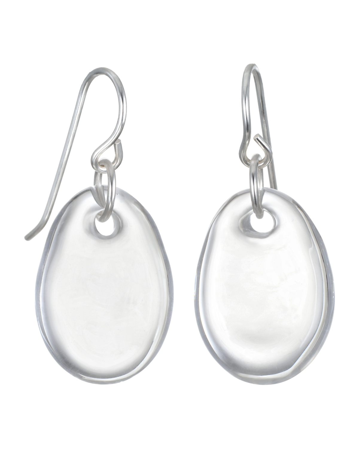 Glass Pebble Earrings