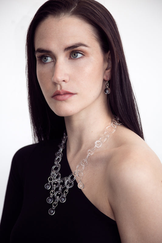 Ball Drop Necklace Chain Necklace