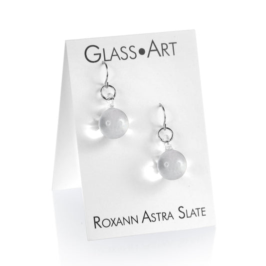 Glass Small Ball Drop Earrings